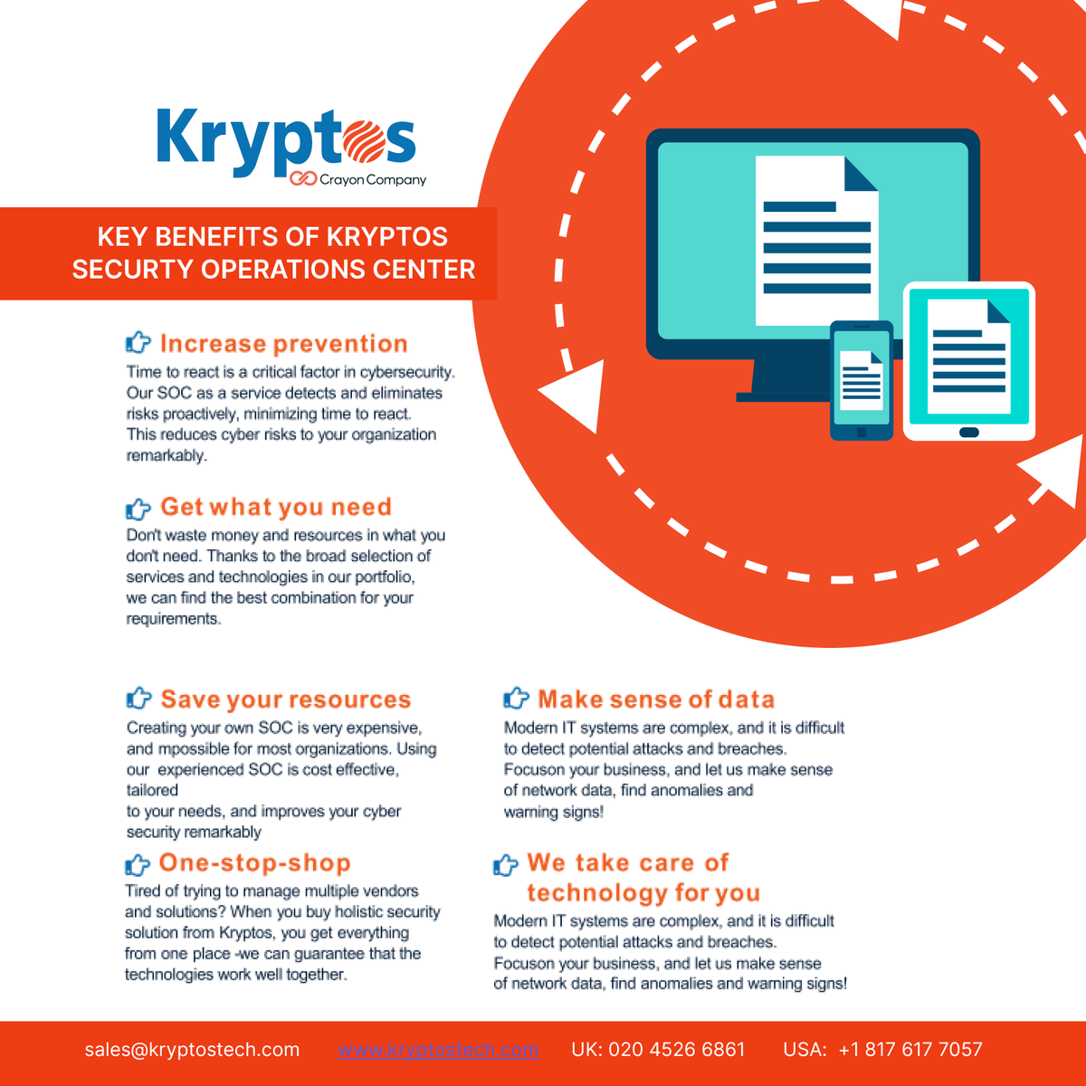Kryptos_Tech06's tweet photo. Key Benefits and Features of Kryptos's Security Operations Center
#kryptostech #kryptostechlife #security #data #databreach #cybersecurity #ai #ml #cloud #msp #it #itservices #realtime #trend #trendingnow
@Kryptos_Tech06 https://t.co/f0urfoa4aJ