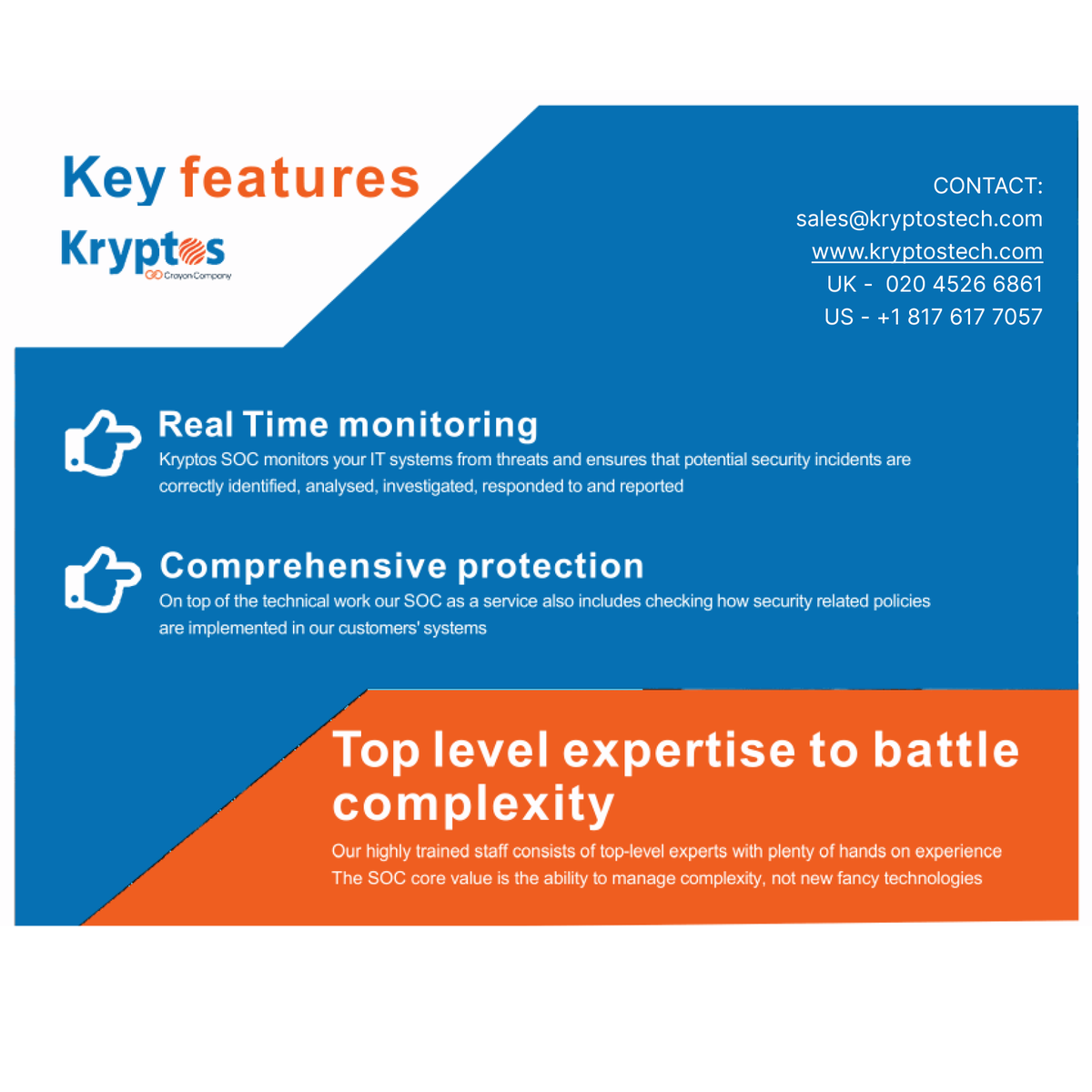 Kryptos_Tech06's tweet photo. Key Benefits and Features of Kryptos's Security Operations Center
#kryptostech #kryptostechlife #security #data #databreach #cybersecurity #ai #ml #cloud #msp #it #itservices #realtime #trend #trendingnow
@Kryptos_Tech06 https://t.co/f0urfoa4aJ