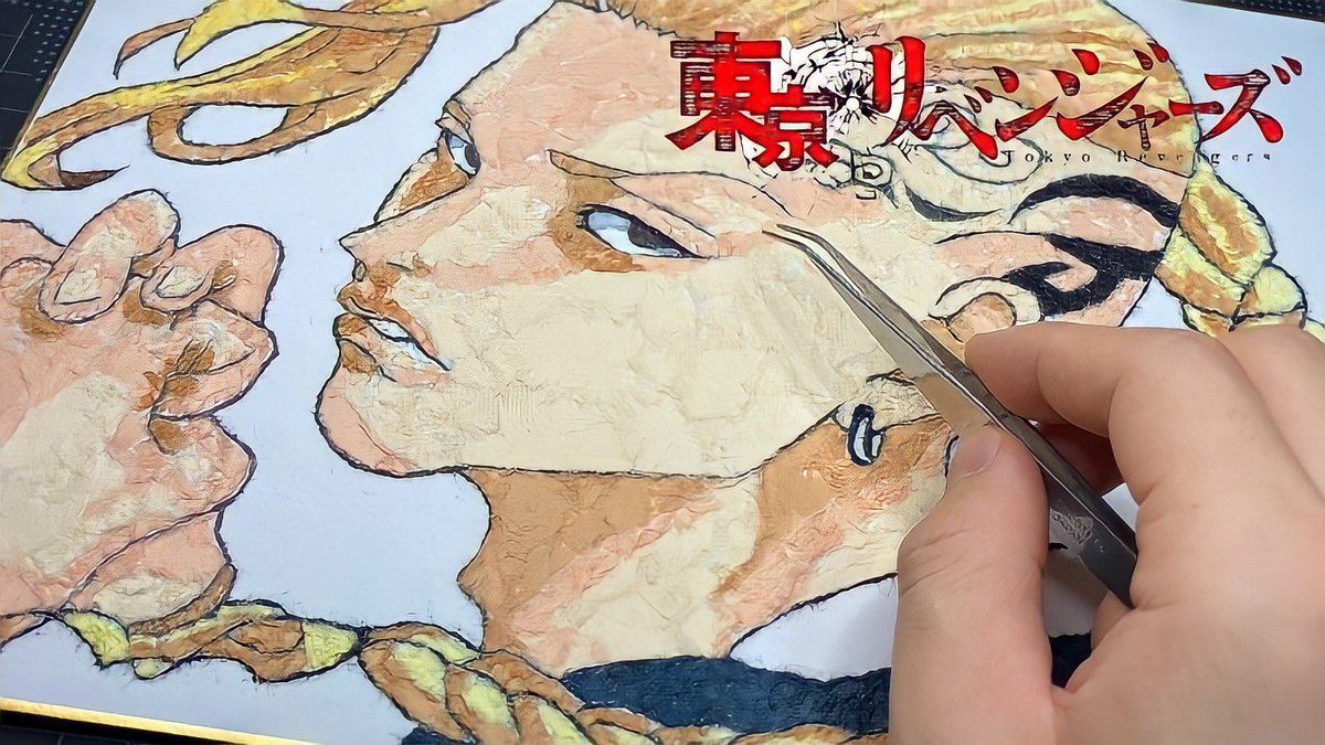 irobozu's tweet photo. 【いろぼうず】
毎日"和紙でちぎり絵"している
たまにいる変態です！
鬼滅の刃、東京リベンジャーズ
ワンピースなど作ってます！

▼ちぎり絵channel▼
https://t.co/36khWrYLxN

15〜60時間かけて1品入魂。
よろしくお願いします！！！ https://t.co/Ki8qZ8FD7j