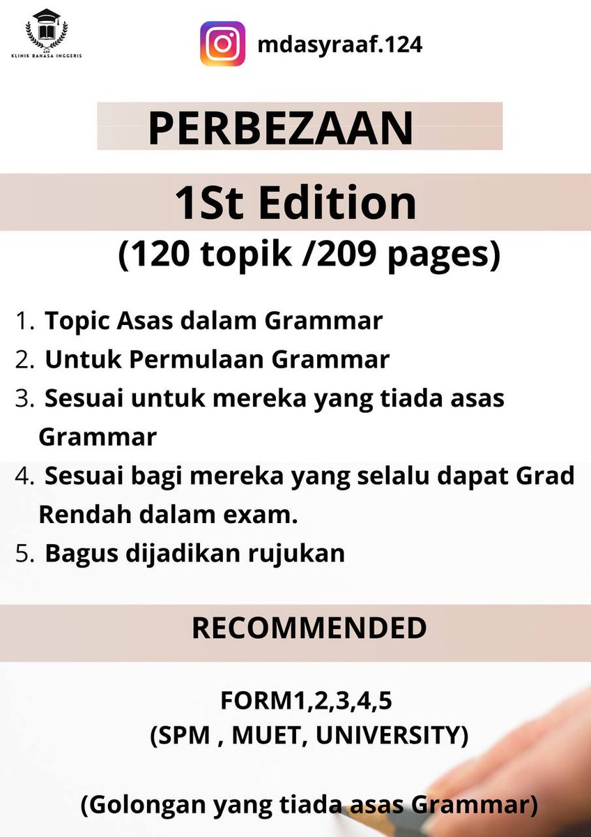 Kyai Jual Buku English Grammar على تويتر Masih Lagi Confused Dengan Tenses Tak Tahu Cara Guna Tenses Dengan Betul Jangan Risau English Grammar Book Dwibahasa Dah Ajar Dengan Details Cara Nak