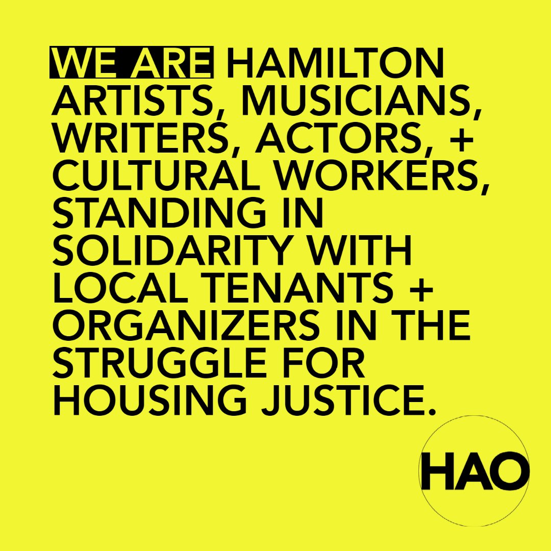 Hamilton Artists Organizing tweet media