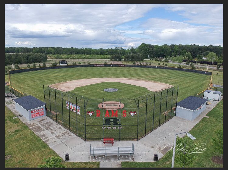 HSBaseballField's tweet photo. Rolesville High School (Rolesville, North Carolina) #GoRams @RolesvilleBSB https://t.co/jVkTi9pVz5