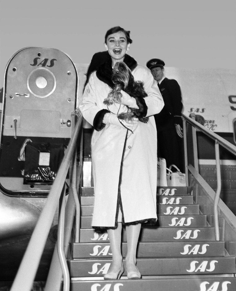 Audrey Hepburn's Airport Style