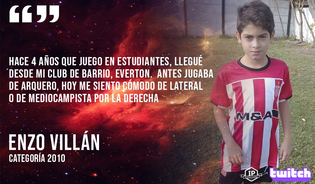 InferioresP's tweet photo. #EDLP 🇦🇹
Enzo Villán dialogó en #IPDesdeCasa y comentó cómo fue su llegada al Pincha en el año 2018. Además, contó que antes era arquero y su referente en el puesto era el 'Ruso' Rodríguez. https://t.co/o62iU2xuRr
