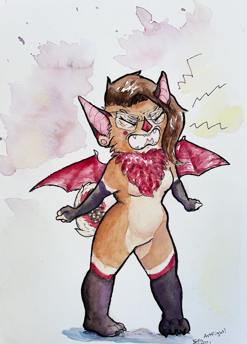 LeefNose's tweet photo. Some bats I painted for #artfight this year! It’s my first time participating and I jumped in two weeks late AND I haven’t been doing any of my old classic digital art lately but! I’m still really proud of these watercolors I made ! 💪💞💖🥰 #artfight2021 https://t.co/li1n8M6MBJ