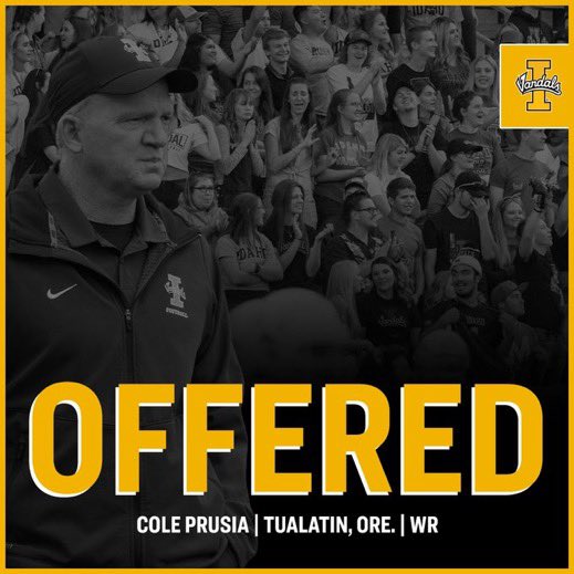 Glad to be officially offered by Idaho! <a href="/CoachMikeBreske/">Mike Breske</a>