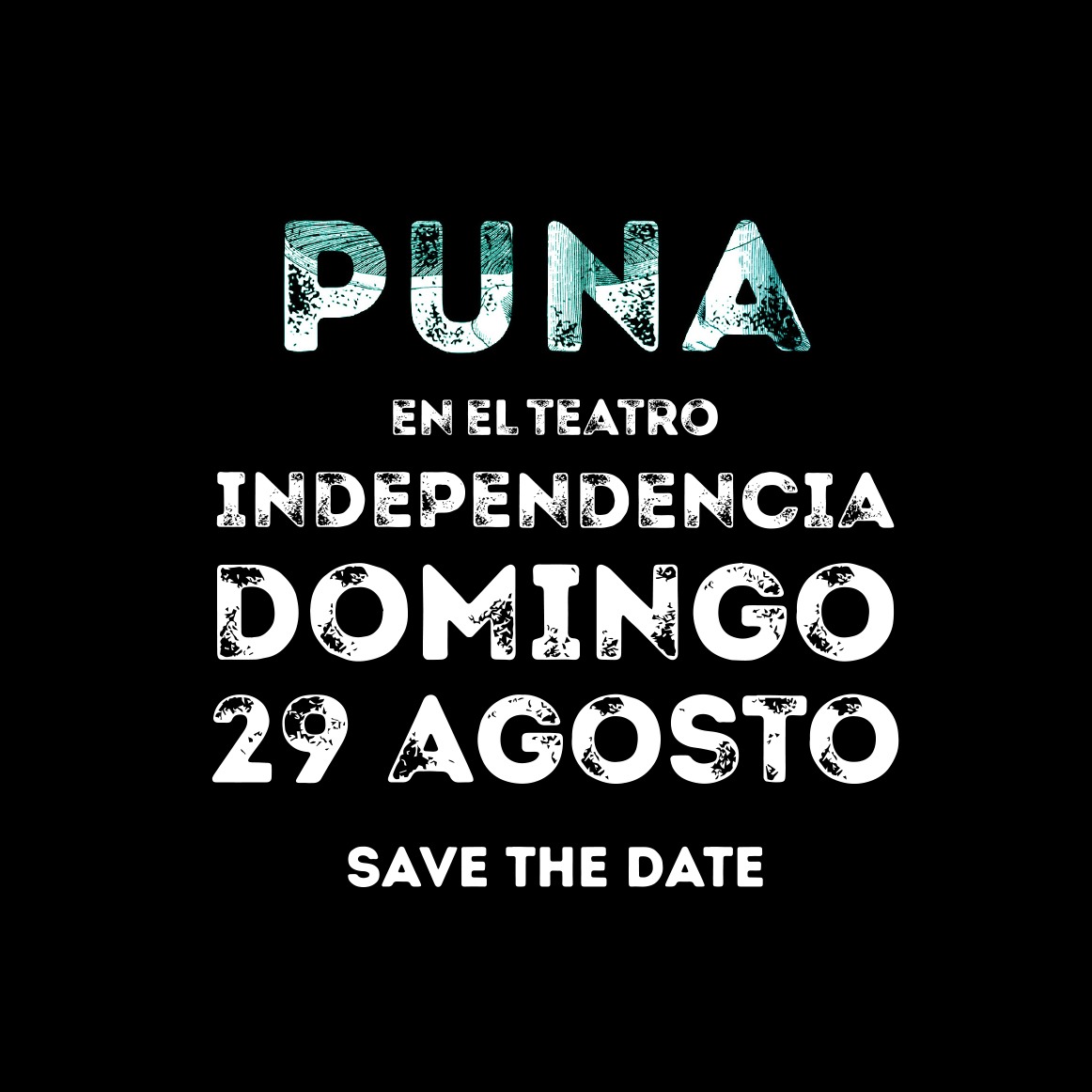 Se viene un show hermoso con tremendos músicos invitados.  Guardá la fecha.
 #PUNAENELINDEPENDENCIA