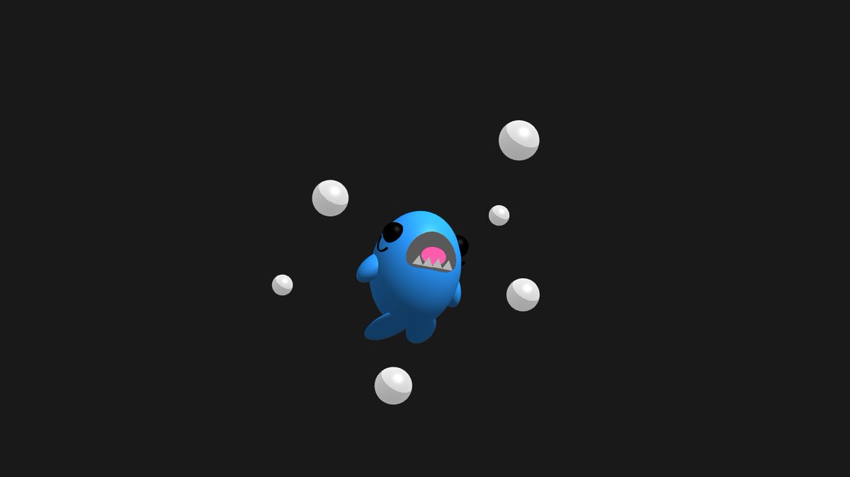ABiteOfPudding's tweet photo. Testing out  @splinetool by creating a worried shark. 😂 Still need to learn how to manipulate 3D shapes. 😅
Thanks @DsgnBuddies for introducing me to Spline!
https://t.co/oQ0VgfZ8DH

#spline3dbuddies https://t.co/ZPsMjl0tRW