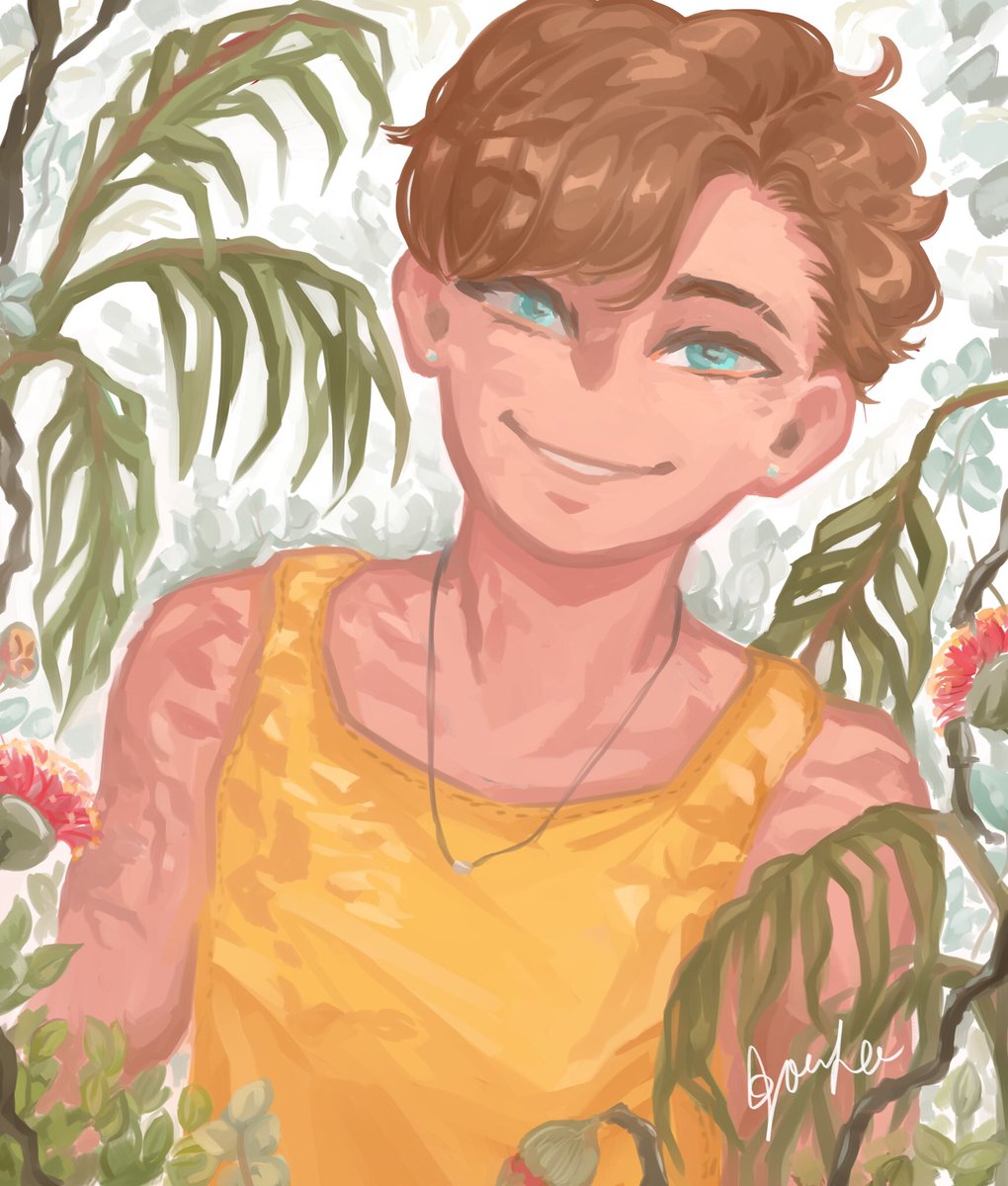 vanillacaramal's tweet photo. One layer hell… so, just normal painting lol. This piece is a practice run in digital before moving onto a canvas for something similar!
#illustration #digitalart #practice #animeart #art https://t.co/wstRWFTsWu