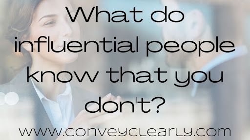 ConveyClearly's tweet image. What do influential people know that you don't?- 

mailchi.mp/conveyclearly.… …

#influence #influential #hordes #competitiveenvironment