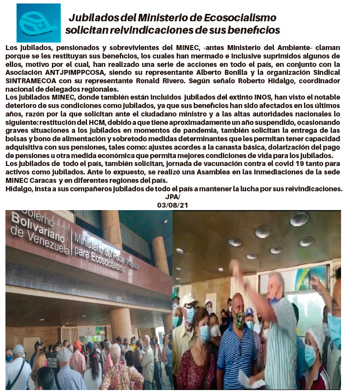 jubambientemin's tweet photo. @NicolasMaduro  @JosueLorca @minec_oficial  #PensionyJubilacionDigna https://t.co/nx6tp6zb9F