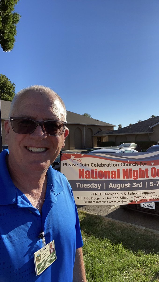 National Night Out! Great to be a community again! #FSUSDEngage #NationalNightOut