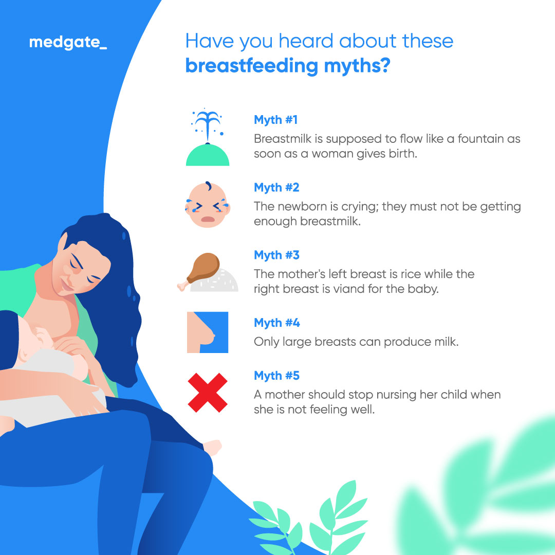 MedgatePH's tweet image. Breastfeeding is associated with a plethora of anecdotes and views. Let us discuss at some of the most common beliefs and talk about the scientific evidence behind them via: medgate.ph/media/media

#Medgate #CallDoc #Telemedicine #Breastfeed #BreastfeedingAwarenessMonth