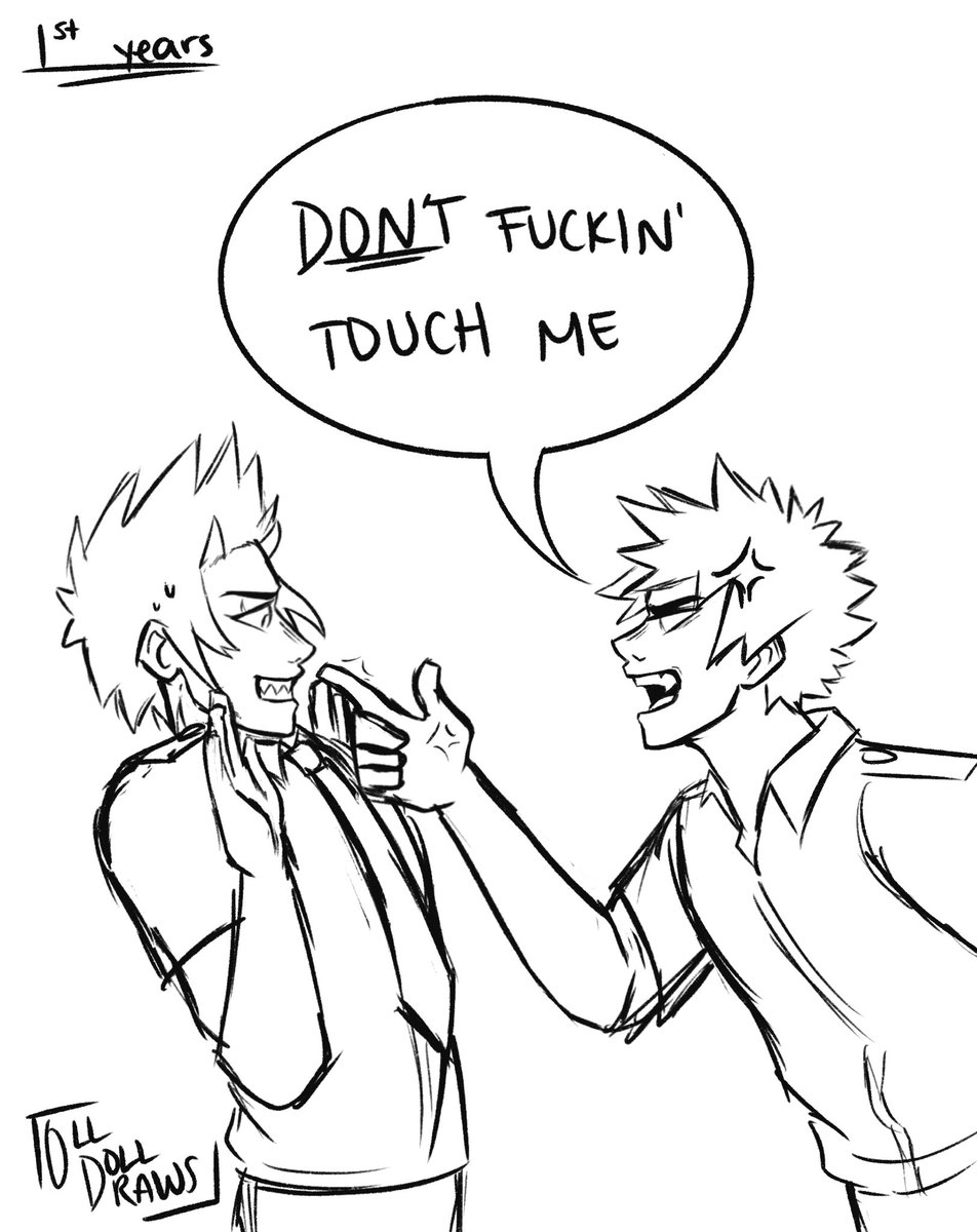 Some things change but bakugo's foul mouth is not one of those things ❤️

#KrBkMonth2021 Day 3: Timeskip 