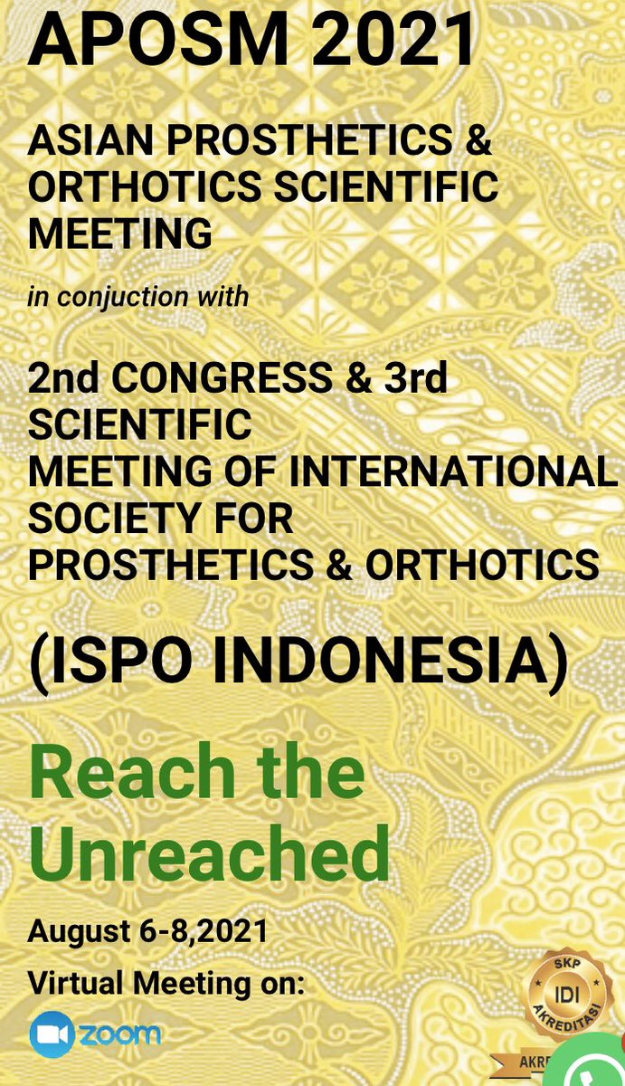AAAhego's tweet photo. Asian Prosthetics &amp; Orthotics Scientific Meeting.  #ISPO #prosthetics #orthotics #aposm2021 #ahelitebrace @Ahelitebrace   https://t.co/PvtUZ0JnqH https://t.co/pZTzYCddP2