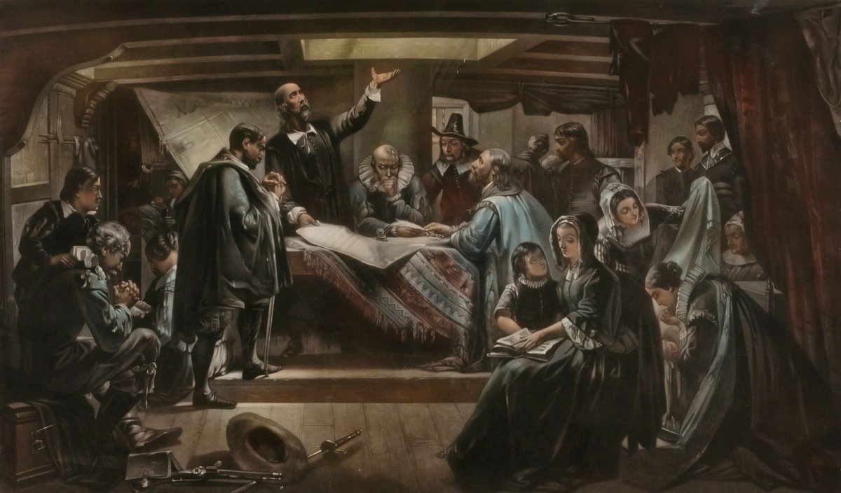 online_liberty's tweet image. What was the #MayflowerCompact of 1620? How important was it to the beginning of American independence?

ow.ly/zXJk50FJm7n