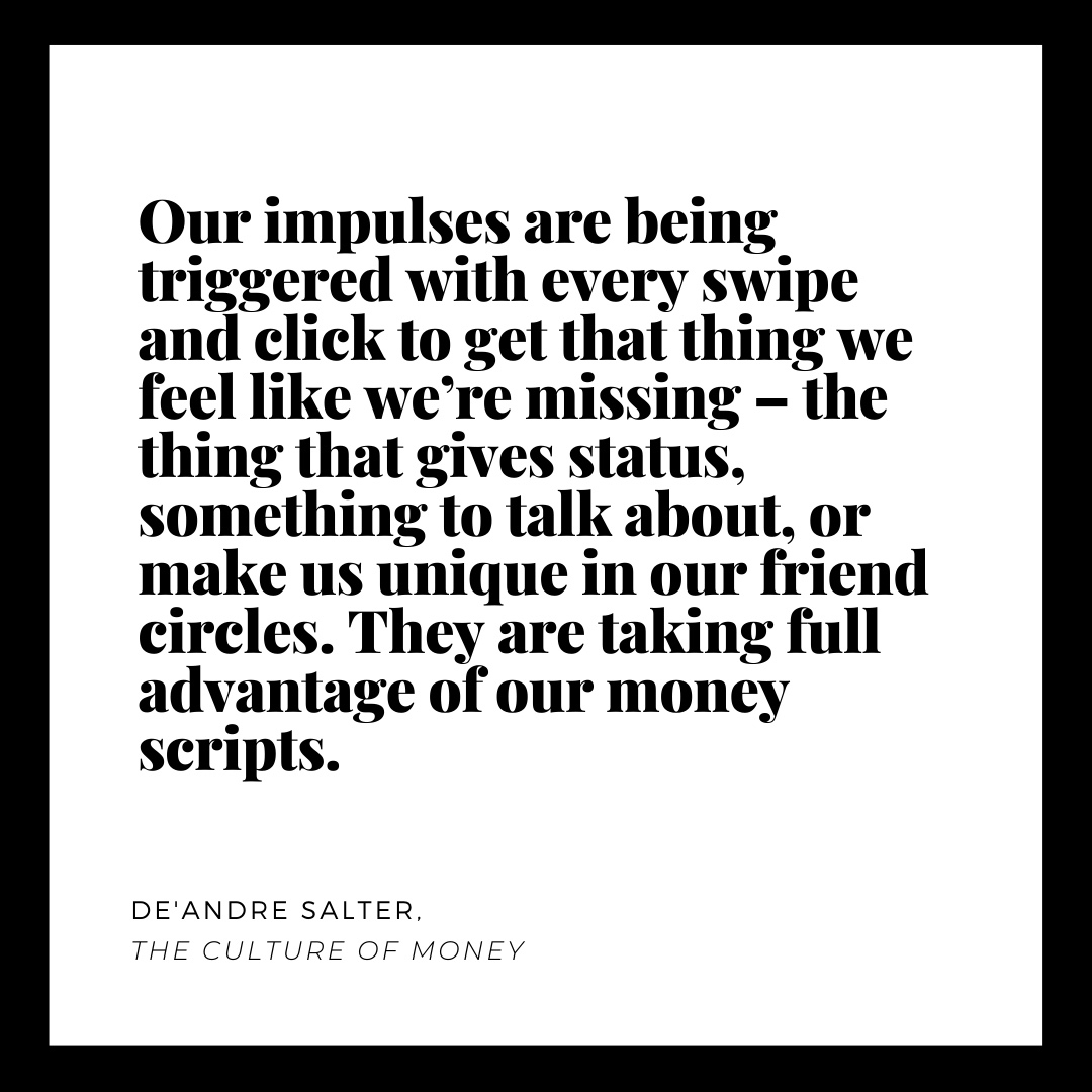 TCOMKnowMore's tweet photo. Quote from De'Andre Salter's The Culture of Money 

#KnowMore #OwnMore #PassMoreDown #TheCultureofMoney #TCOM https://t.co/XjLNkENbj1
