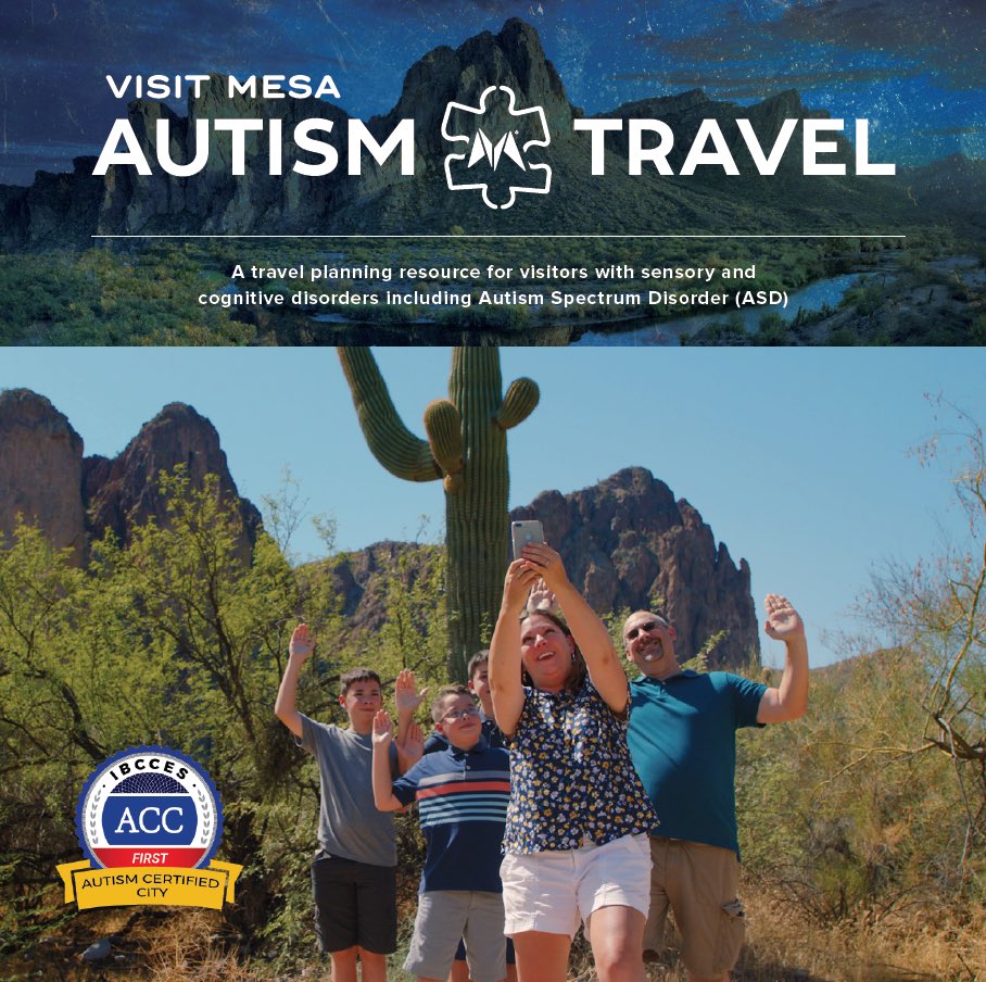 VisitMesa's tweet photo. Visit Mesa is honored to be tonight‘s recipient of the Best Marketing Campaign - Urban Award presented at the AZ Governor’s Conference on Tourism recognizing Mesa‘s achievement of becoming the nation’s first ever Autism Certified City!  
#AZGCOT #AutismTravel #MesaCityLimitless https://t.co/RKgZZNRdmJ