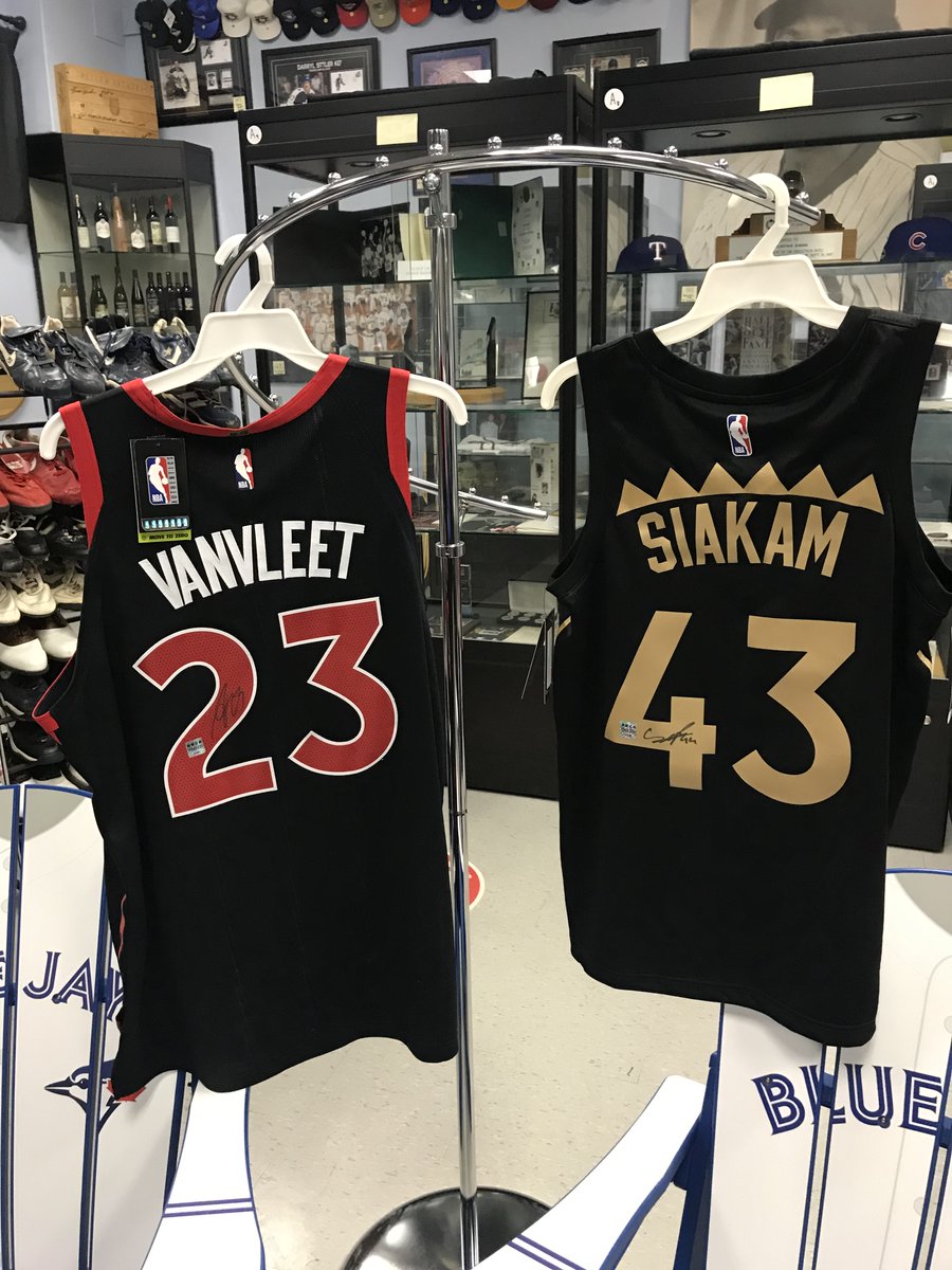 FJMuseum's tweet photo. The Toronto Raptors have graciously lent the uniforms of two of their illustrious and very popular 
Players #23 Vanvleet  &amp;  #43 Siakam to be displayed for the public at the Fergie Jenkins Foundation Museum in St. Catharines.
Book a time to visit call (905)928-6511 . https://t.co/oXEsROa52j