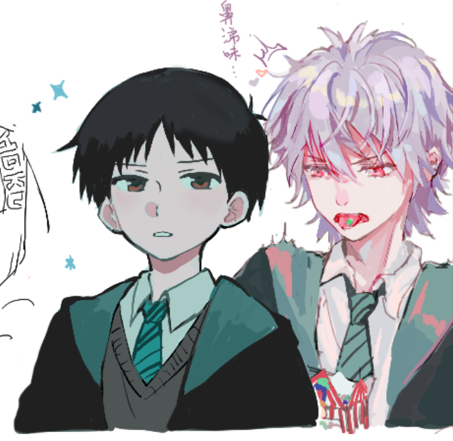 絵チャ🤣
P1 with @uni__520 
P2 with @Maili_1018 @mogutofuoes 
P3 with @s_oulq 
P4 with @loveshinjiforQ 
