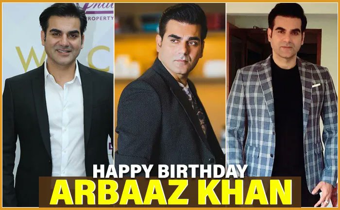 Happy 54th Birthday to Indian Actor,  Director & Producer,
Mr Arbaaz Khan Ji.       