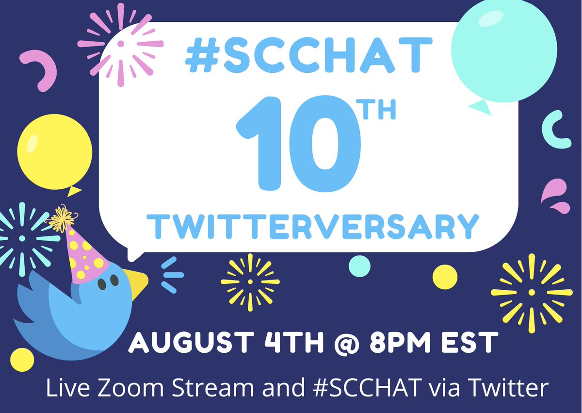 Celebrate 10 years of #SCCHAT with us tomorrow, August 4th at 8:00 PM EST. @ecmmason &amp; I will host a LIVE Zoom during the #SCCHAT on Twitter. View the Zoom live here: youtube.com/c/DanielleSchu…
<a href="/Ms_Robertson84/">Dr. Adrianne Robertson NCC, LCPC</a> &amp; @EElementarySC will moderate #SCCHAT on Twitter. 🎉