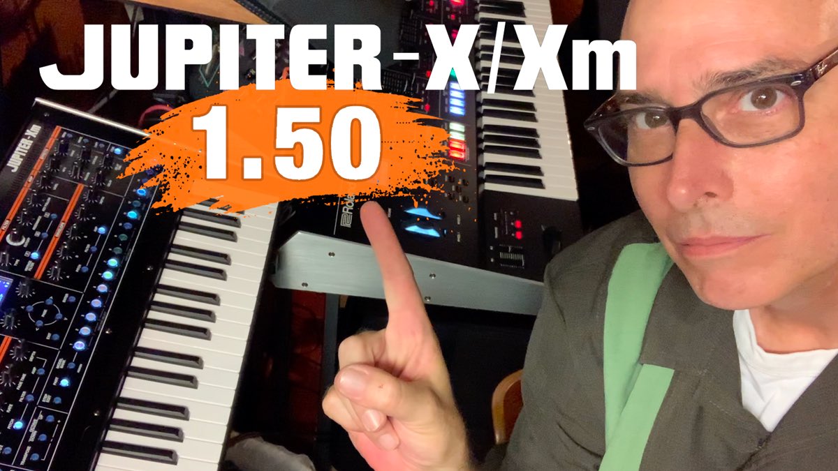 JupiterXpert's tweet photo. #Roland has released the 1.50 update for the #JupiterX and #JupiterXm #synthesizers, and I’m delighted to present the introductory video. Check it out and get the link to my new JUPITER-Xpert GUIDE, a free PDF to help users get more out of their synth
https://t.co/kNjlc00Jrk https://t.co/TF6ysEdSNV