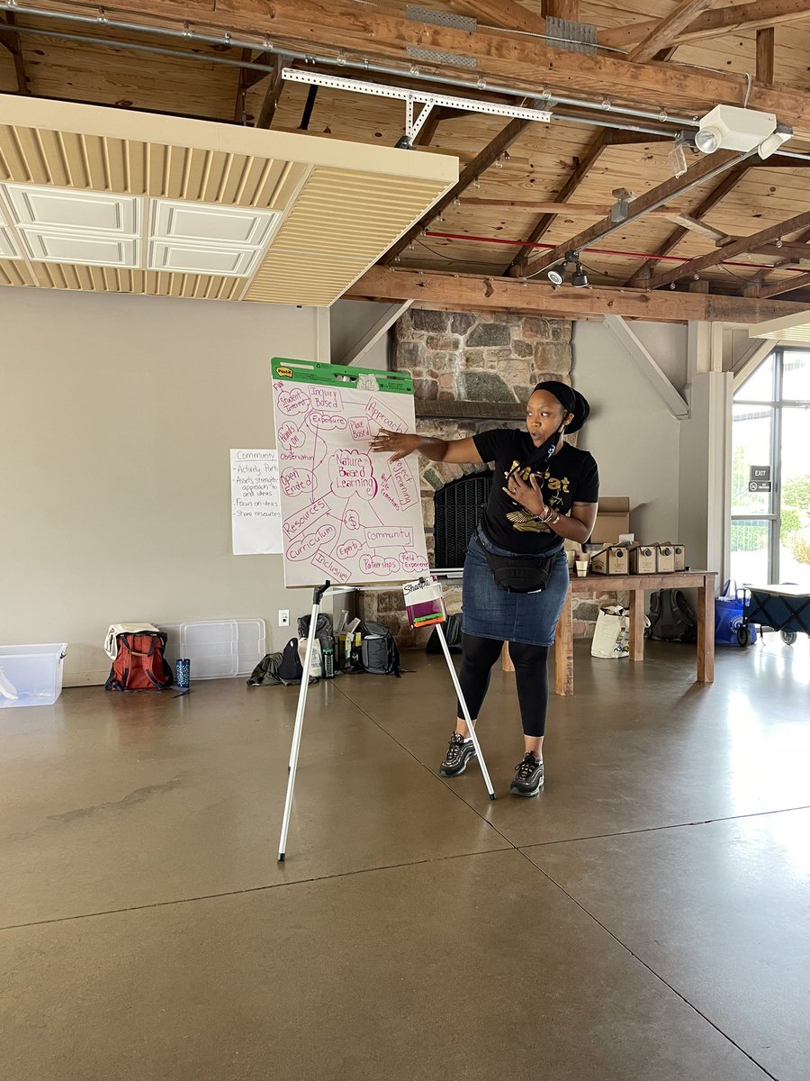 ErinMMcCool's tweet photo. After a year of virtual learning, grit, resilience and growth mindset, these educators earned every moment of beautiful weather for their 1st in person session! @NASDSuper @JJAC_Millgrove @PHLschools @UpperDarbySD @PADeptofEd @riverbendenviro @StephSschwab #naturebasedSTEM https://t.co/TdsjbrsnpN