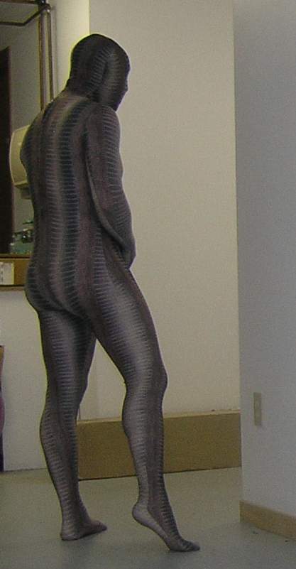 stevefitch2021's tweet photo. Sneaking around the corner to change from the spandex suit into rubber #spandex #lycragay #lycra #stockingmask #zentai https://t.co/AI6fA4eWL8