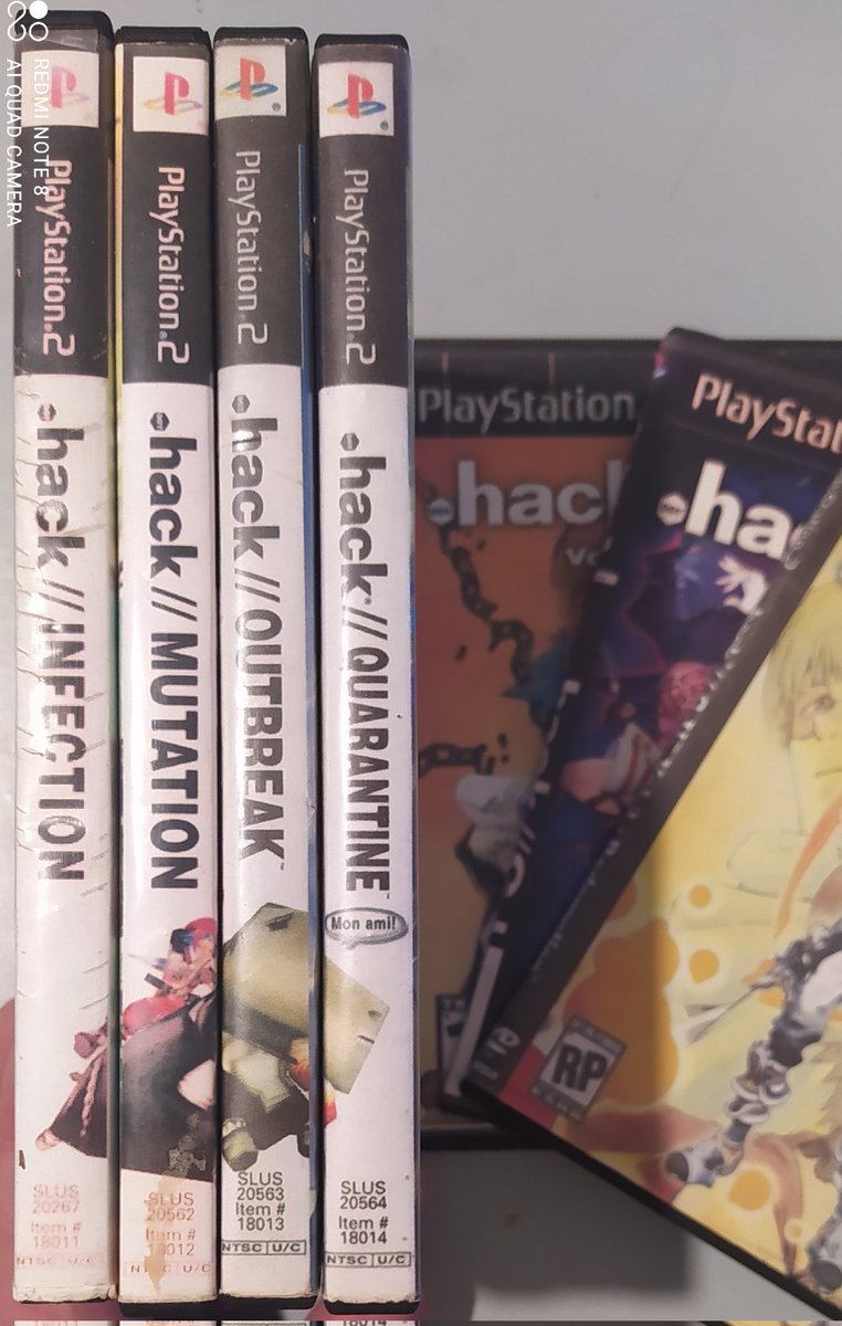 Arcadeando's tweet photo. Mi colección dot.hack ♥️ Mon Ami!
#PS2 #dothack #dothackers #dothacknetwork https://t.co/3EwH15FPQg