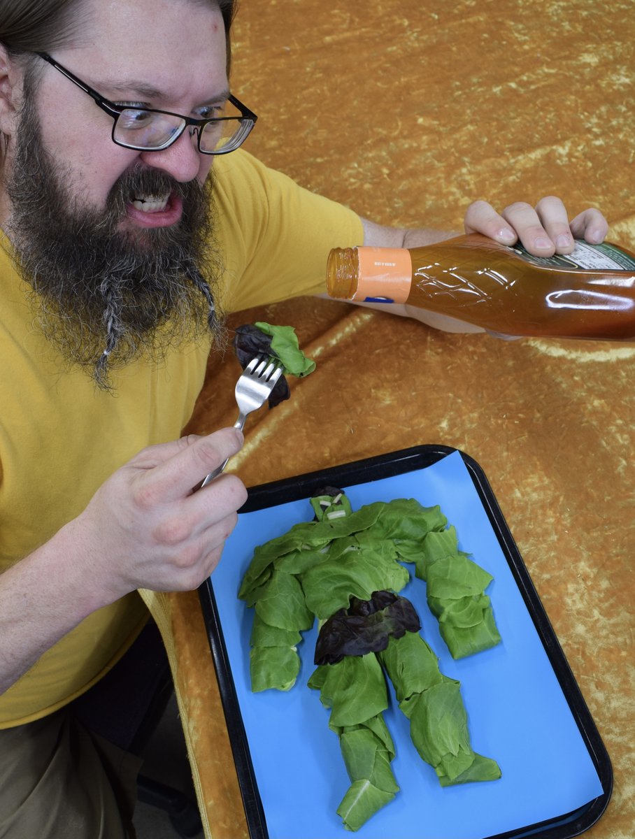 TeamFreeFab's tweet image. I'm Laughing With Hulk Salad. @MarkRuffalo #GISH #EcoHulk