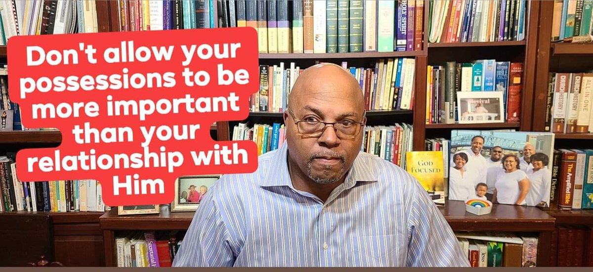 ApostleCL's tweet photo. Don't allow your possessions to be more important than your relationship with Him
#ThePointHouston #CaryLBaker https://t.co/Dia8u784MT