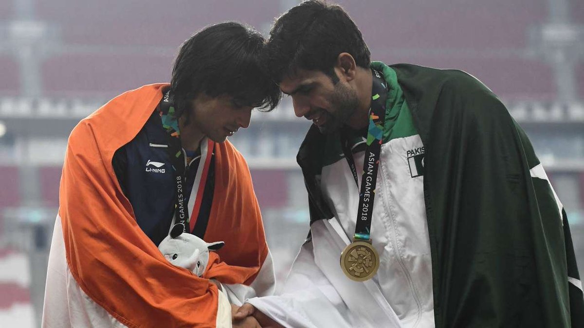 Hari Priya CR on Twitter: ""Arshad Nadeem had said Indian star Neeraj Chopra was his inspiration" ❤️ #Tokyo2020 #Javelin https://t.co/nF8j58JxsJ"