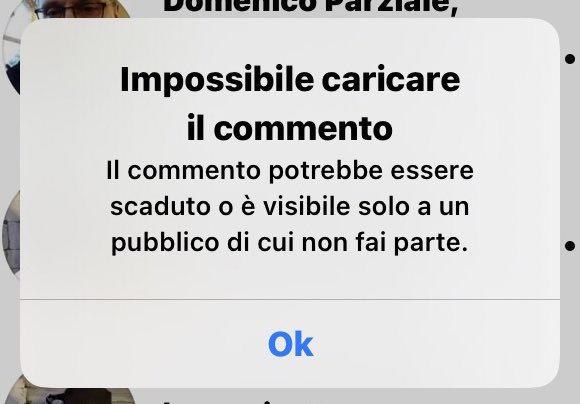 Con molta educazione argomentavo il mio dissenso su alcune questioni e portavo all’attenzione dell’interlocutore, dei validi documenti utili a migliorare la comprensione dei fatti. Molti consensi ricevuti da parte di altri partecipanti fino a che..#brevestoriatriste