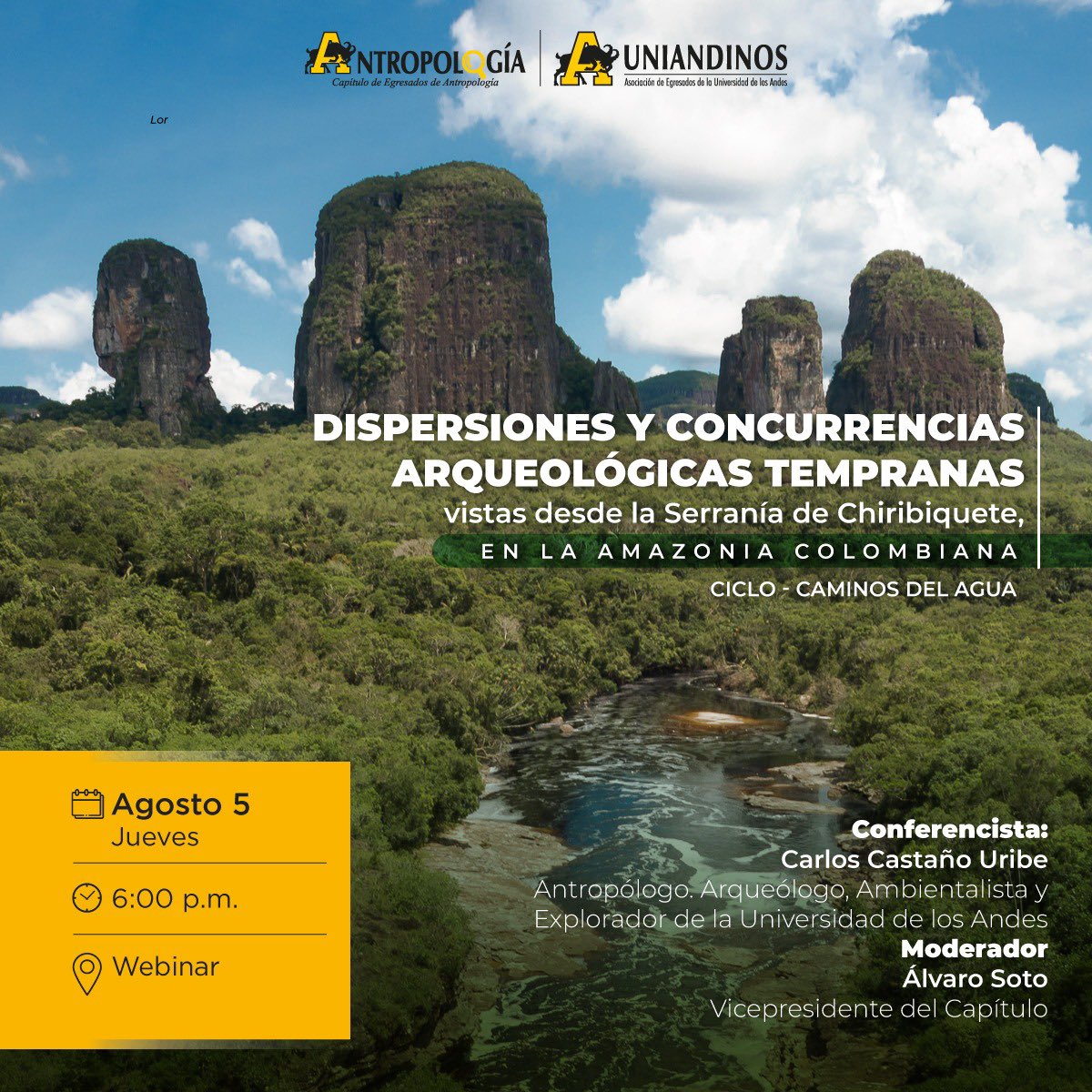 ¿Quieres saber cuál es el origen de Chiribiquete? ¿Quieres conocer el significado y la profundidad milenaria de nuestro legado que es infinitamente insospechado? Acompáñanos para cambiar tu perspectiva del mundo seguramente. #chiribiquete Inscripciones: 
bit.ly/3rJcgaQ