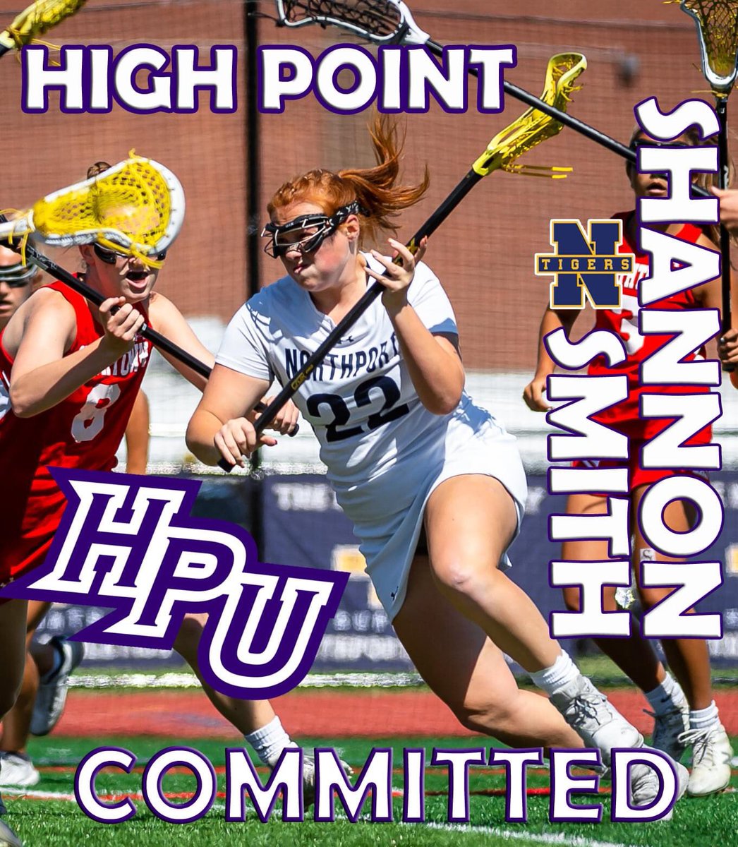 LIYELLOWJACKETS's tweet photo. Congrats to Shannon Smith on her commitment to @hpuwlax @toplaxrecruits @lilaxjournal @BackOfTheCage @nptgirlslaxbc #YJLAX2022 #Tigers #Attack #TeamCarannante ❤️🐝🔥🔥🔥🔥 https://t.co/deeEzsozF1