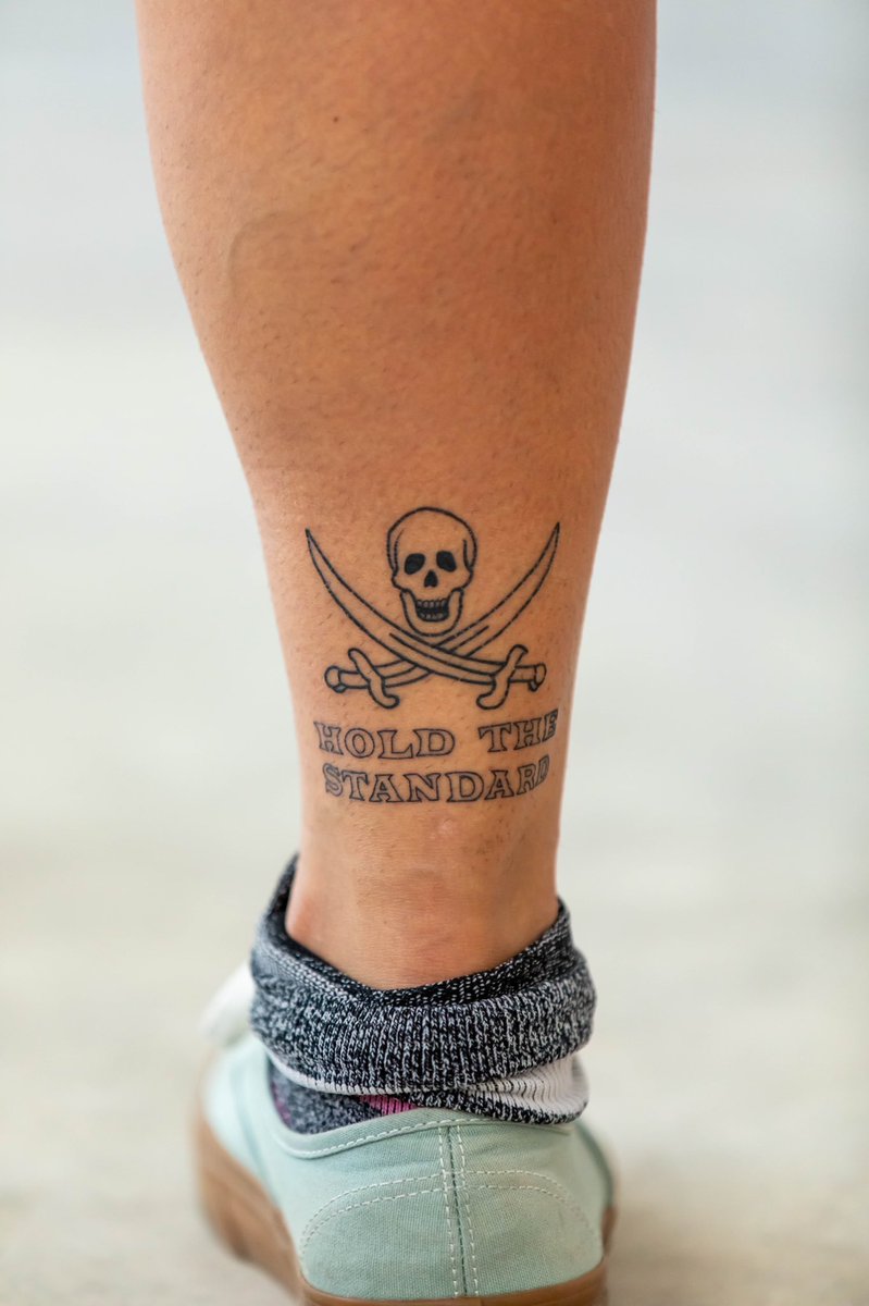FunctionalCoach's tweet photo. “...when an organization truly lives for its purpose there is no competition.” 🏴‍☠️

IMO there is no greater leadership duty than the call for ADAPTATION.

I’m still buzzing from the 2021 Hold the Standard™ Summit! The tattoos still make me nervous, though 😅 | #HoldTheStandard https://t.co/q45OoEVpBC
