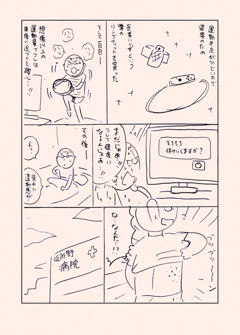 リングフィット日記です 