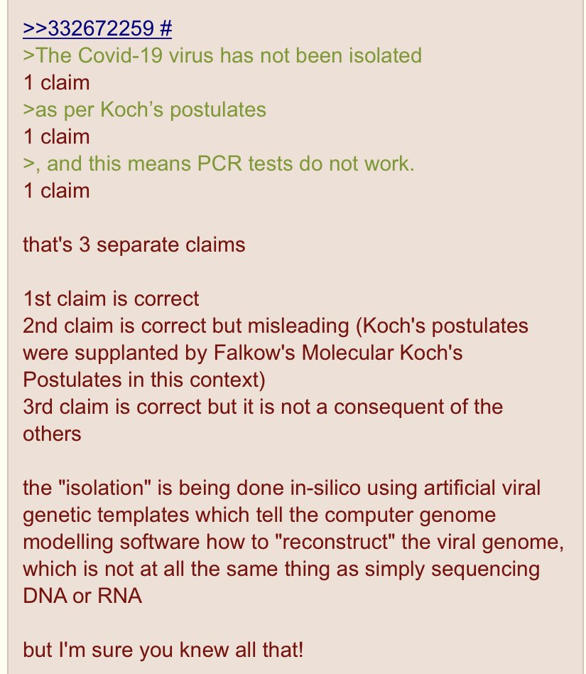 Alberta man took on the government and won ending jabs, masks, and quarantines. His argument: Covid isn’t real.

- It has never been isolated.
- It doesn’t exist.
- You can’t prove it’s existence.
- You can’t force me to do anything in the name of something nonexistent.