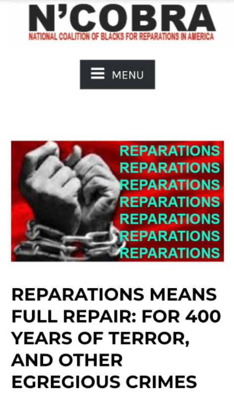 NCOBRA40's tweet photo. 3/3
Here are the details of the #5FormsOfReparations that add up to #FullRepair/#FullReparations.
Reparations doesn't begin nor end with a check. It begins with ending harm then repairing that harm
Source of images are from link below.
https://t.co/kzBrhlQa8V https://t.co/EwXWgeYYVR