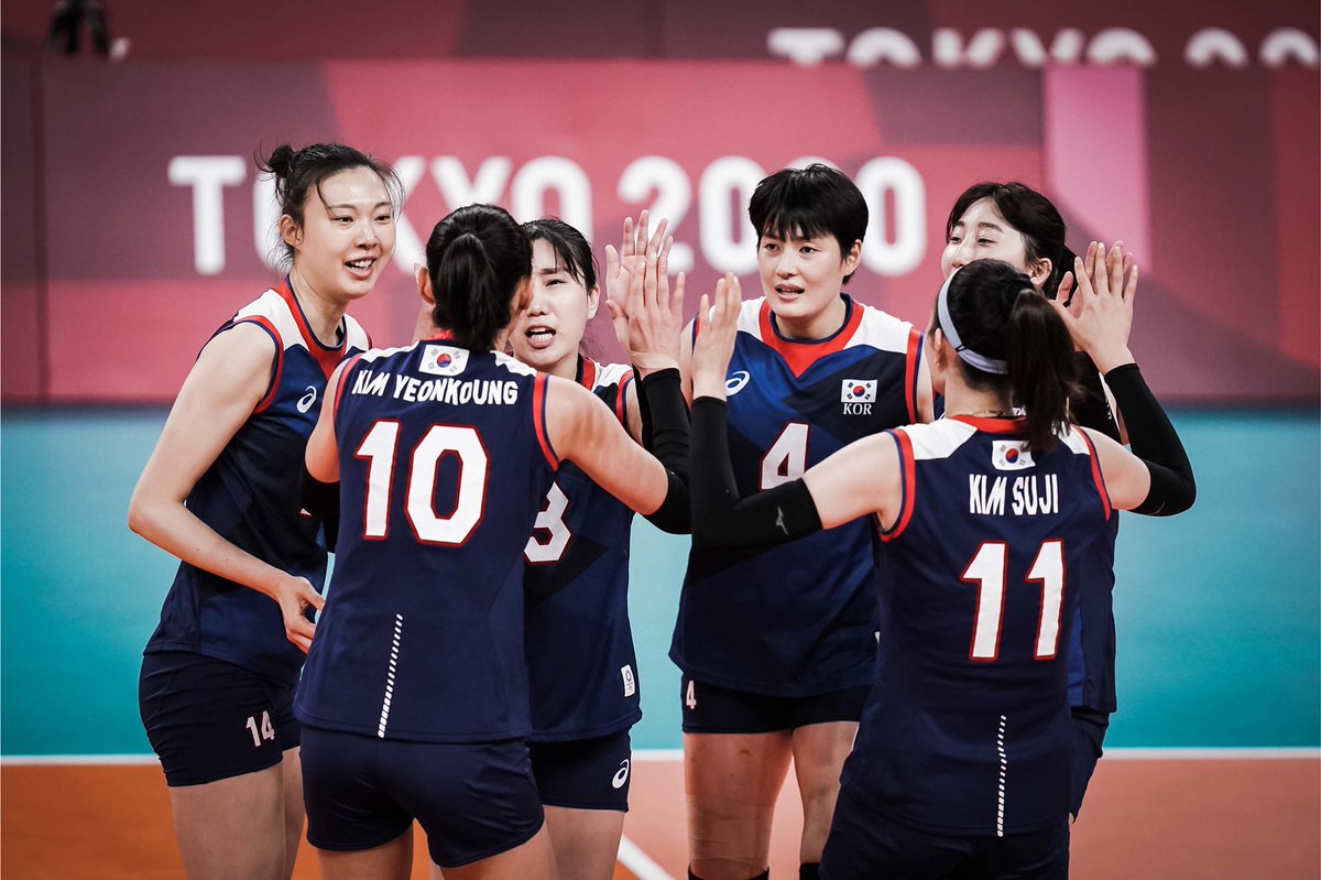wilxiiix's tweet photo. เกาหลีใต้ชนะตุรกี 3-2 เข้ารอบถัดไป คิมตบไป 27 แต้ม  #วอลเลย์บอลหญิง https://t.co/duVUOr5bK1