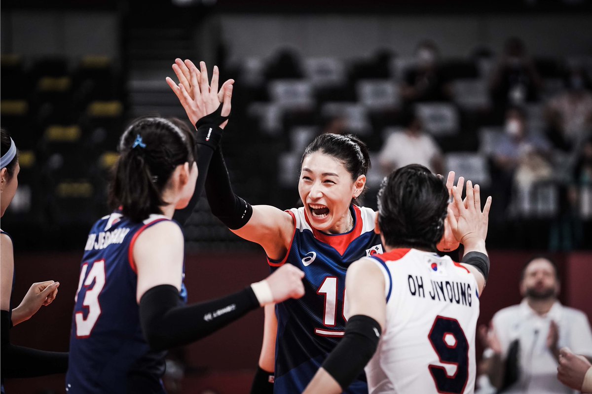 wilxiiix's tweet photo. เกาหลีใต้ชนะตุรกี 3-2 เข้ารอบถัดไป คิมตบไป 27 แต้ม  #วอลเลย์บอลหญิง https://t.co/duVUOr5bK1
