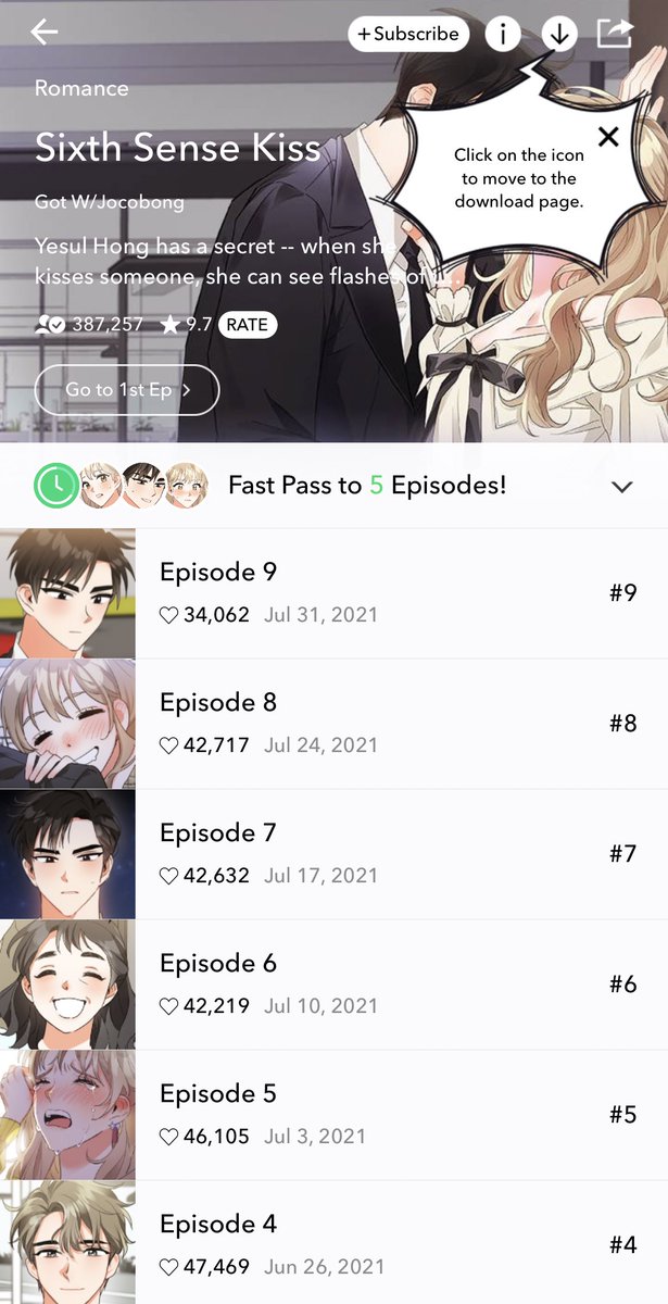 webtoon app download pages