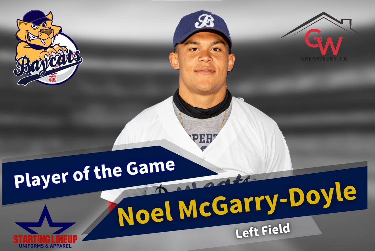 A homer. Three hits. Three runs. Three RBI. Noel McGarry-Doyle, tonight, you're our Player of the Game. Amazing stuff from our left fielder tonight. #IBL1919