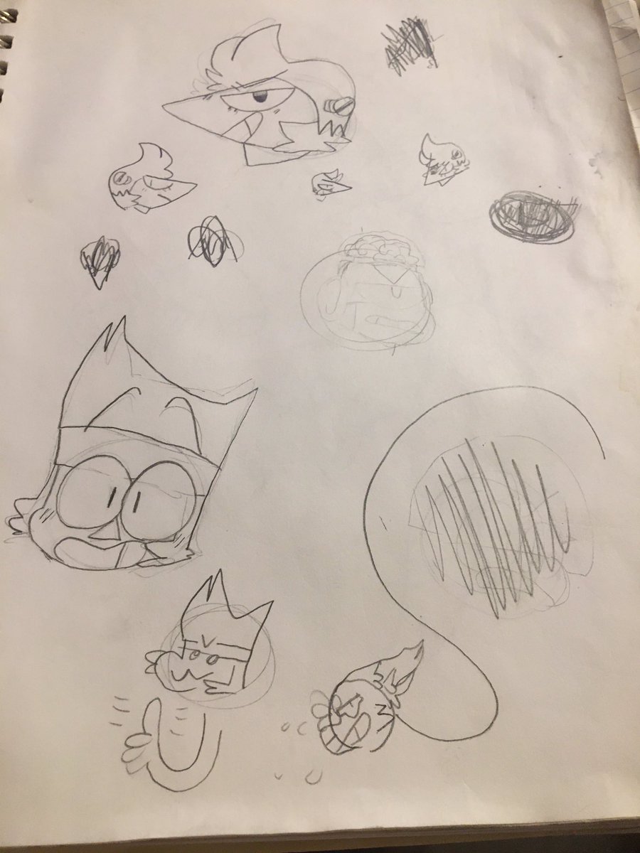 these old ok ko doodles from 7th grade 😟 