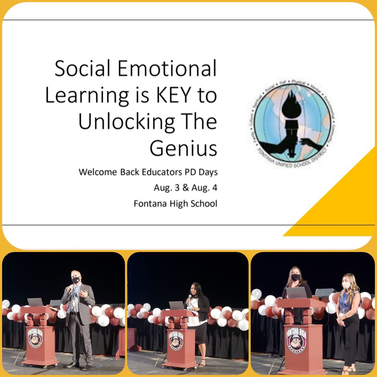 "There is no way a single educator
has all the time, all the knowledge, 
&amp; all the skills to meet all the needs of every child in his or her class(es)." But as a community, we can." (Buffman, Mattos, &amp; Webber 2009)   Kicked off our school year together with SEL at the Center!!