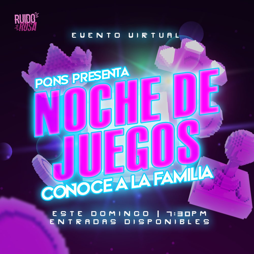 pqnswebserie's tweet photo. ¡Préparate porque este Domingo te traemos ✨el evento✨ donde podrás conocer y compartir con todo nuestro elenco! ¡Juntos disfrutaremos una noche llena de juegos, risas y sorpresas! ¡No dejes de acompañarnos! 💖! 
#PQNS #PQNS2 #UnaHistoriaDePQNS #RuidoRosa #NosAtrevemosASeguir https://t.co/lxbcXDnTgZ