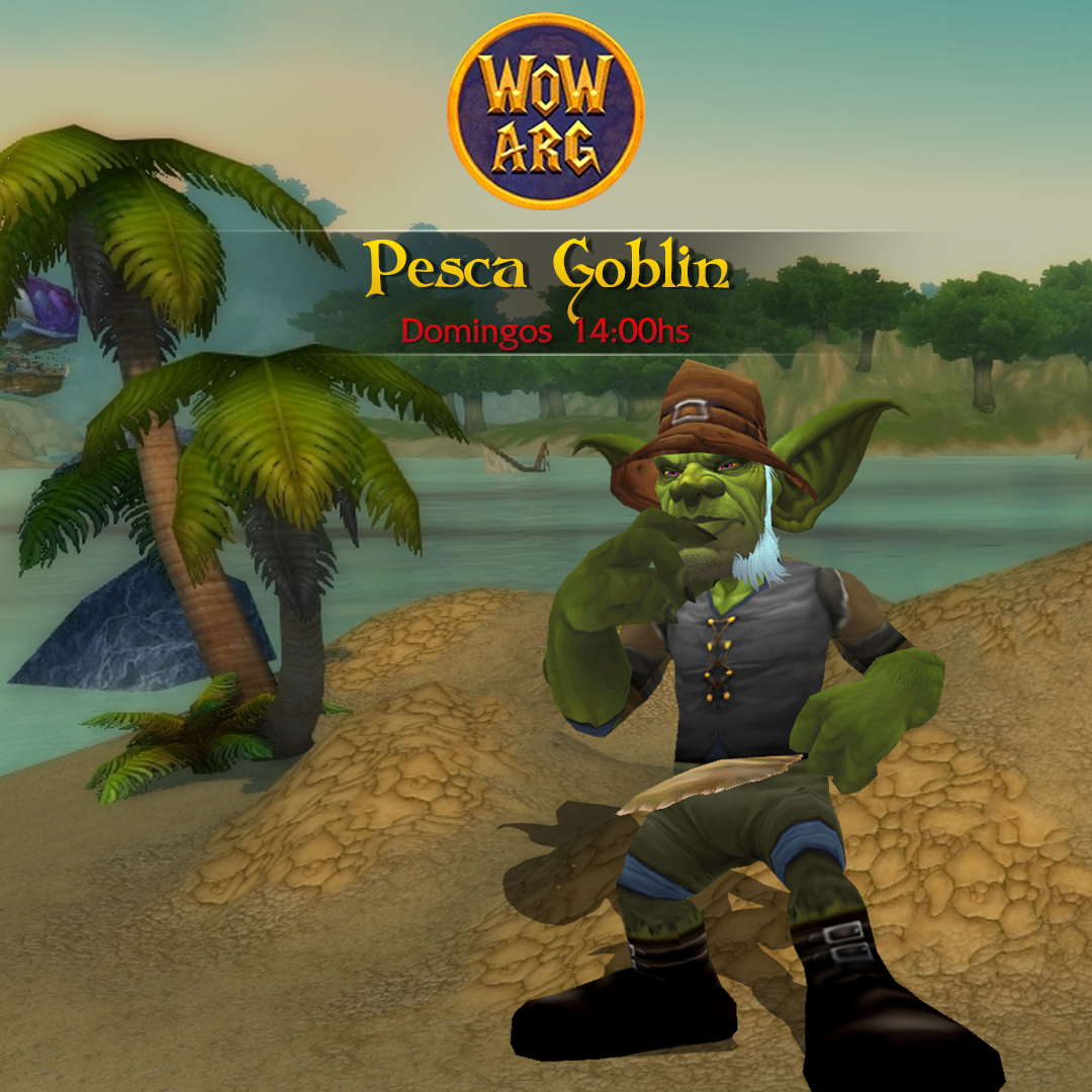 WoWArg's tweet photo. Domingo, domingo de relax, domingo de pesca...🎣pesca Goblin 😎👍 https://t.co/MqS6Jv8qAs