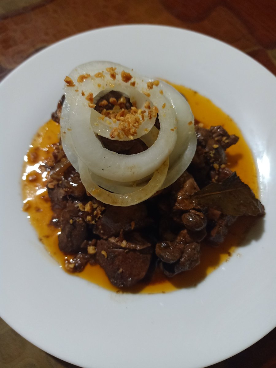 SuvaYen's tweet photo. #my chickenLiver adobo✨😋
#BlessedAll🙏 https://t.co/9OMaKTwIYs
