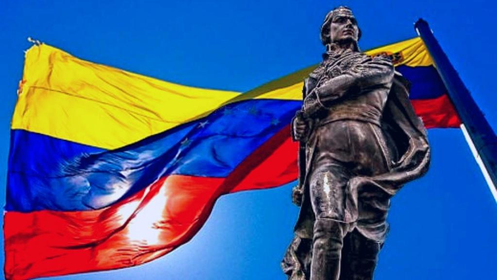 🇻🇪 #TricolorBolivariano || El G/B. @luiserrade Cmdte. de esta Unidad Superior, acompañó al G/D. @ErnestoEPM Cmdte. de la @ZODIMonagas_52 en el acto con motivo de la Celebración del Día de nuestra Bandera Nacional Bolivariana. 
@somos_ejercito 
@FelixOsorioG